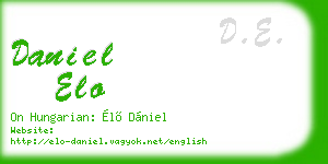 daniel elo business card